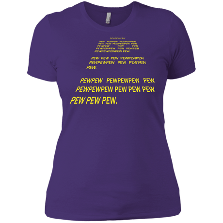 T-Shirts Purple Rush/ / X-Small Pew Pew Pew Women's Premium T-Shirt