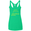T-Shirts Envy / X-Small Pew Pew Pew Women's Triblend Racerback Tank