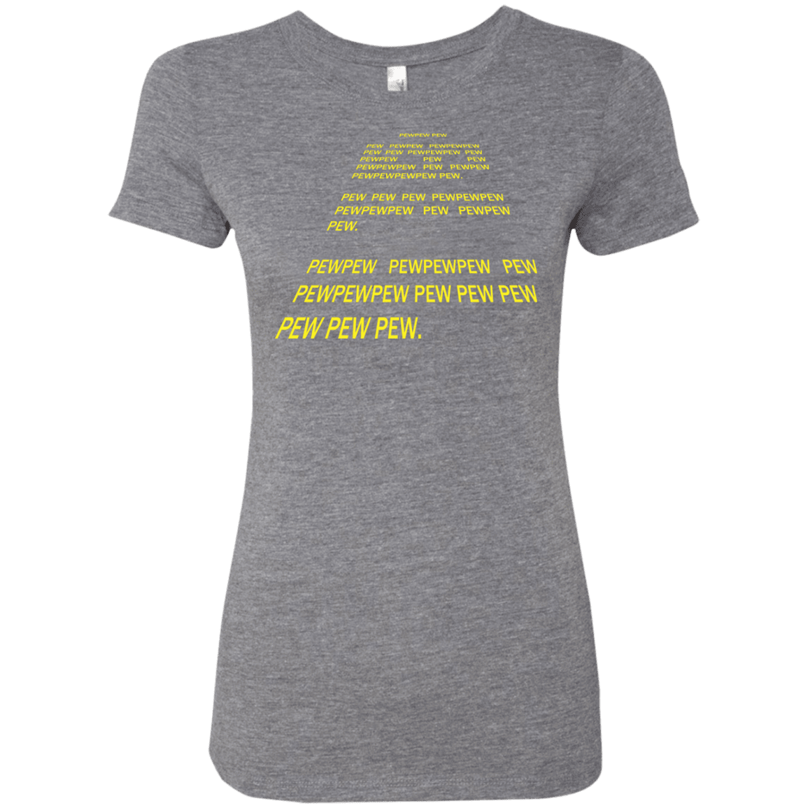 T-Shirts Premium Heather / S Pew Pew Pew Women's Triblend T-Shirt