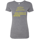 T-Shirts Premium Heather / S Pew Pew Pew Women's Triblend T-Shirt