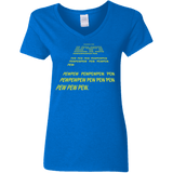 T-Shirts Royal / S Pew Pew Pew Women's V-Neck T-Shirt