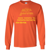 T-Shirts Orange / YS Pew Pew Pew Youth Long Sleeve T-Shirt