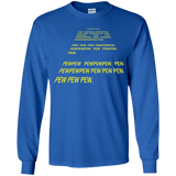 T-Shirts Royal / YS Pew Pew Pew Youth Long Sleeve T-Shirt