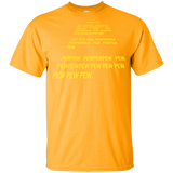 T-Shirts Gold / YXS Pew Pew Pew Youth T-Shirt