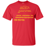 T-Shirts Red / YXS Pew Pew Pew Youth T-Shirt