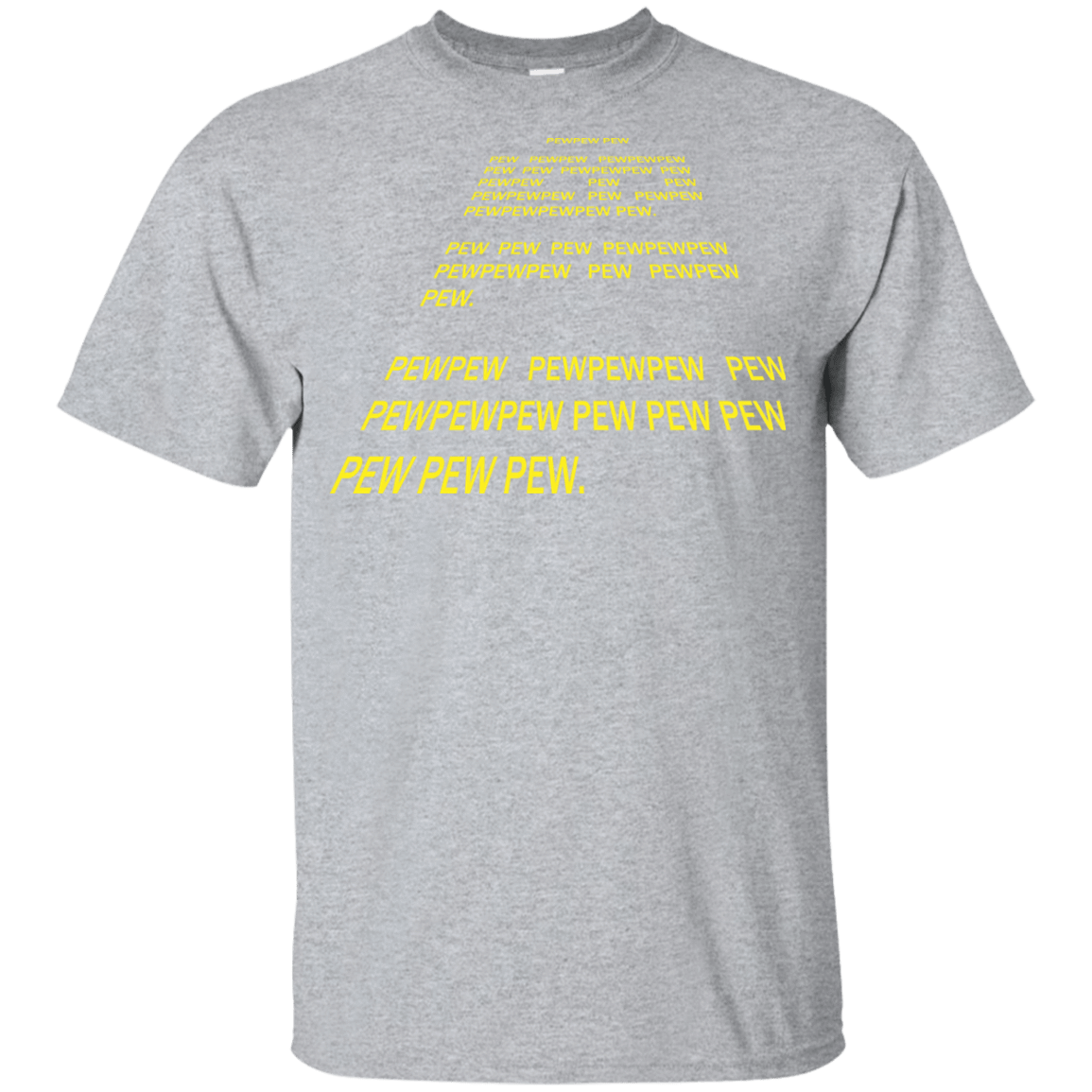 T-Shirts Sport Grey / YXS Pew Pew Pew Youth T-Shirt