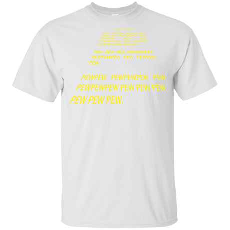 T-Shirts White / YXS Pew Pew Pew Youth T-Shirt