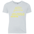 T-Shirts Heather White / YXS Pew Pew Pew Youth Triblend T-Shirt