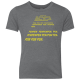 T-Shirts Premium Heather / YXS Pew Pew Pew Youth Triblend T-Shirt