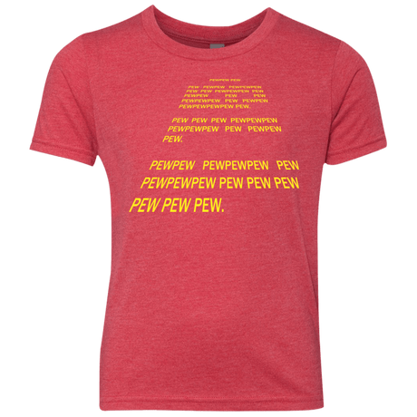 T-Shirts Vintage Red / YXS Pew Pew Pew Youth Triblend T-Shirt
