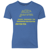 T-Shirts Vintage Royal / YXS Pew Pew Pew Youth Triblend T-Shirt