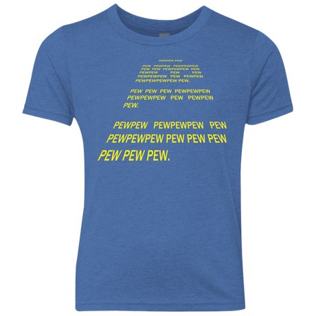 T-Shirts Vintage Royal / YXS Pew Pew Pew Youth Triblend T-Shirt