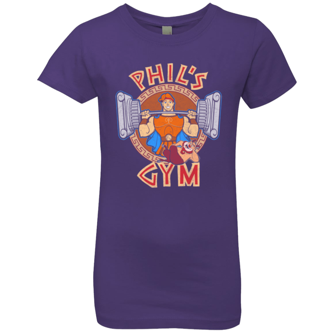T-Shirts Purple Rush / YXS Phil's Gym Girls Premium T-Shirt
