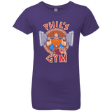 T-Shirts Purple Rush / YXS Phil's Gym Girls Premium T-Shirt