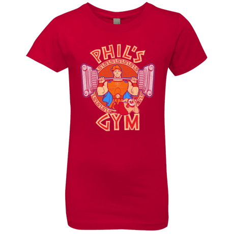 T-Shirts Red / YXS Phil's Gym Girls Premium T-Shirt