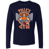T-Shirts Midnight Navy / Small Phil's Gym Men's Premium Long Sleeve