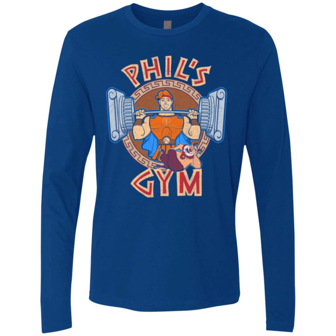 T-Shirts Royal / Small Phil's Gym Men's Premium Long Sleeve