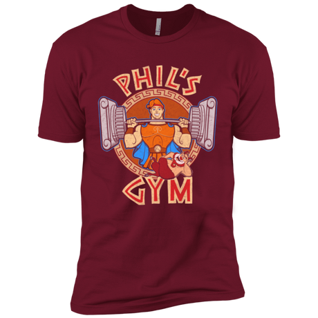 T-Shirts Cardinal / X-Small Phil's Gym Men's Premium T-Shirt