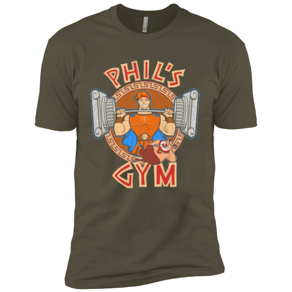 T-Shirts Military Green / X-Small Phil's Gym Men's Premium T-Shirt