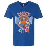 T-Shirts Royal / X-Small Phil's Gym Men's Premium V-Neck