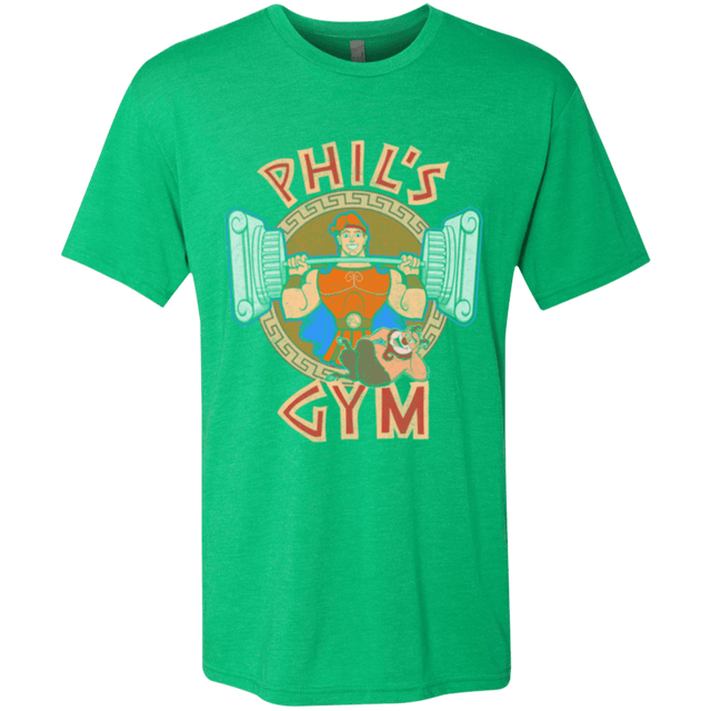 T-Shirts Envy / Small Phil's Gym Men's Triblend T-Shirt