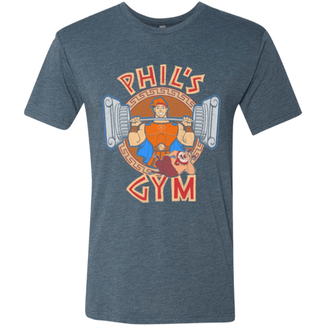 T-Shirts Indigo / Small Phil's Gym Men's Triblend T-Shirt