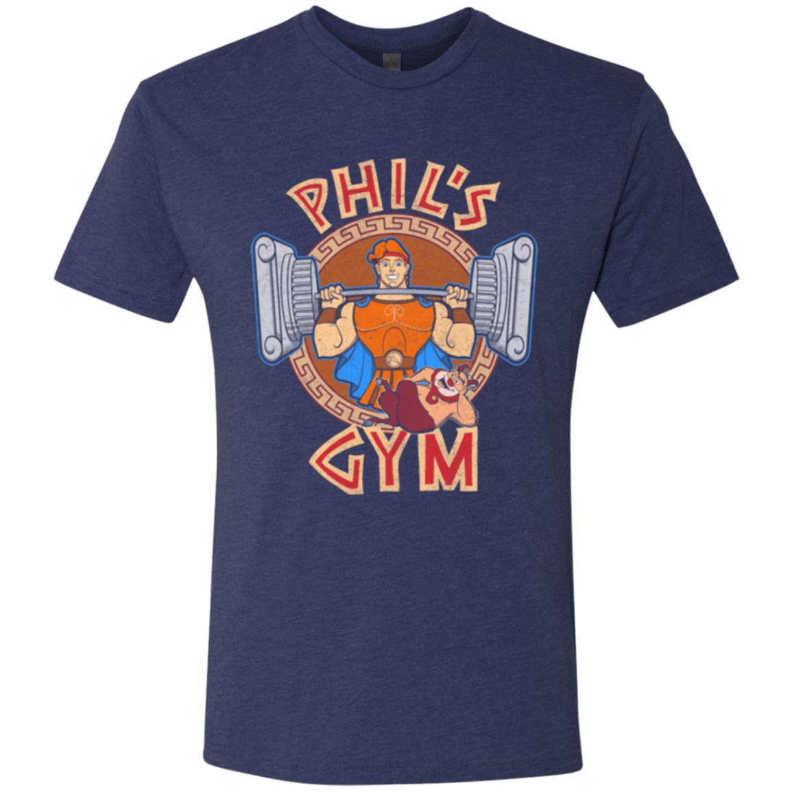 T-Shirts Vintage Navy / Small Phil's Gym Men's Triblend T-Shirt