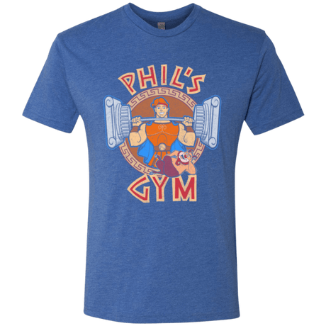 T-Shirts Vintage Royal / Small Phil's Gym Men's Triblend T-Shirt