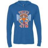T-Shirts Vintage Royal / X-Small Phil's Gym Triblend Long Sleeve Hoodie Tee