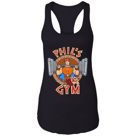 T-Shirts Black / X-Small Phil's Gym Women's Racerback Tank