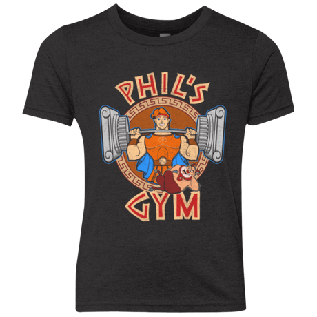T-Shirts Vintage Black / YXS Phil's Gym Youth Triblend T-Shirt