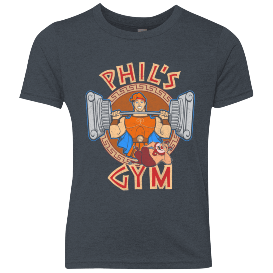 T-Shirts Vintage Navy / YXS Phil's Gym Youth Triblend T-Shirt