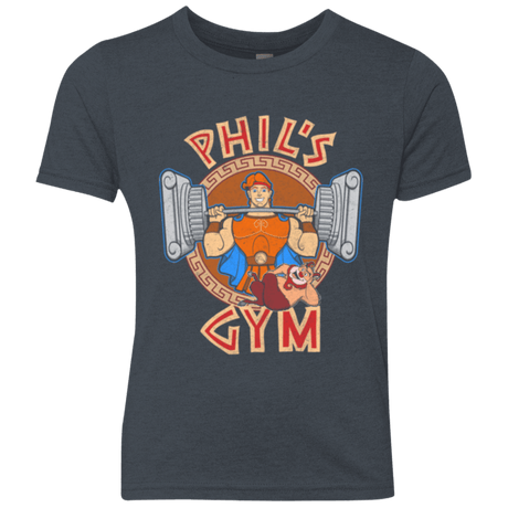 T-Shirts Vintage Navy / YXS Phil's Gym Youth Triblend T-Shirt