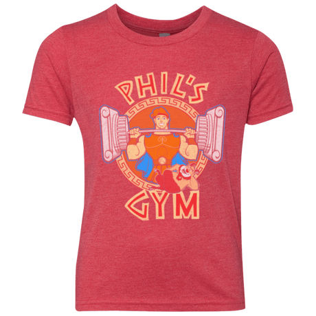 T-Shirts Vintage Red / YXS Phil's Gym Youth Triblend T-Shirt
