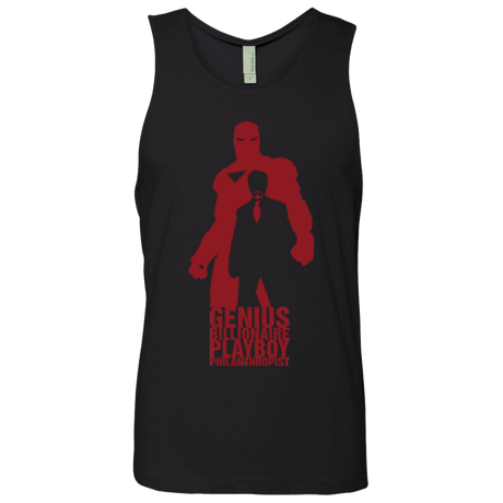 T-Shirts Black / Small Philanthropist Club Men's Premium Tank Top