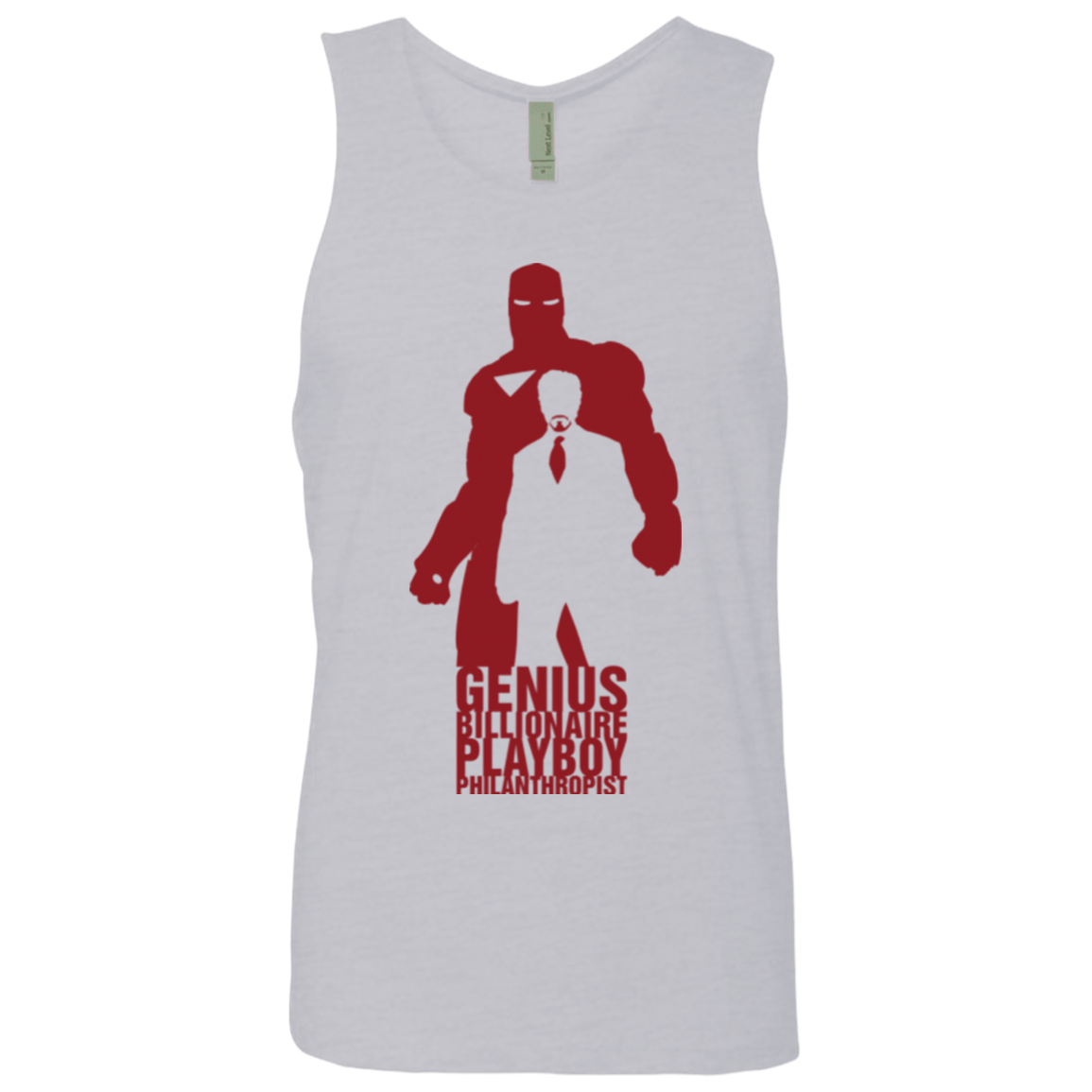 T-Shirts Heather Grey / Small Philanthropist Club Men's Premium Tank Top