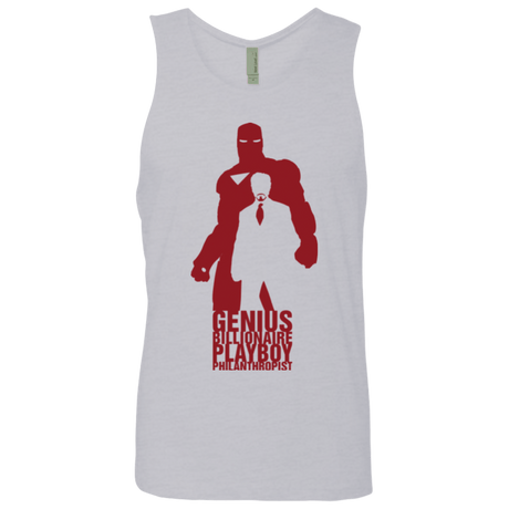 T-Shirts Heather Grey / Small Philanthropist Club Men's Premium Tank Top