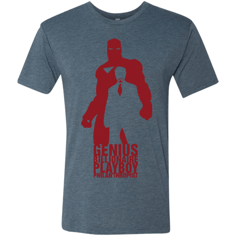 T-Shirts Indigo / Small Philanthropist Club Men's Triblend T-Shirt