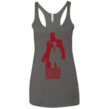 T-Shirts Premium Heather / X-Small Philanthropist Club Women's Triblend Racerback Tank