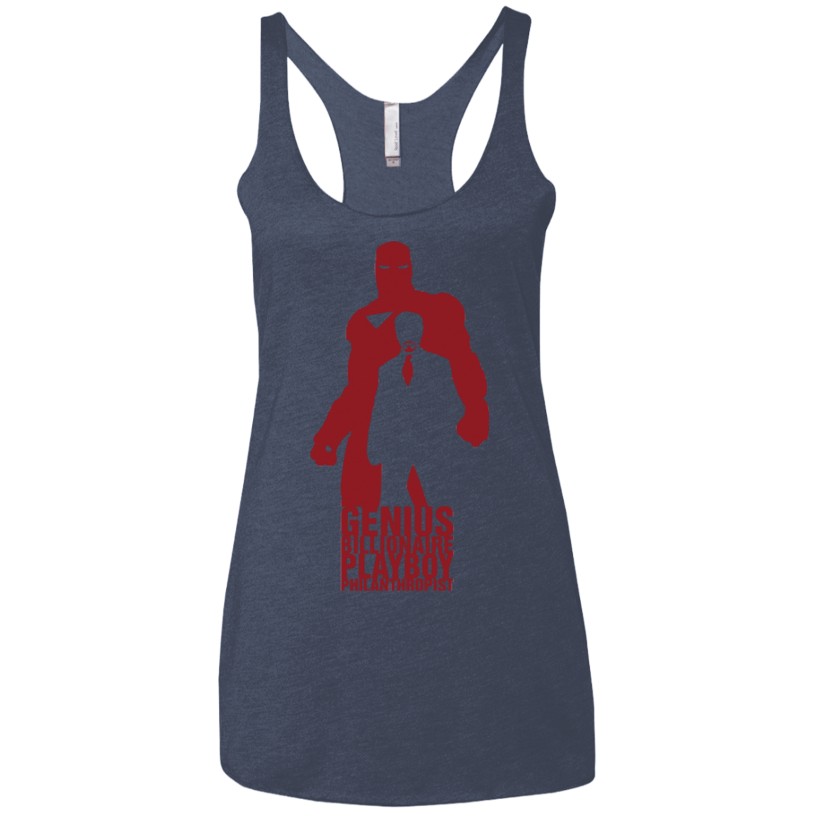 T-Shirts Vintage Navy / X-Small Philanthropist Club Women's Triblend Racerback Tank