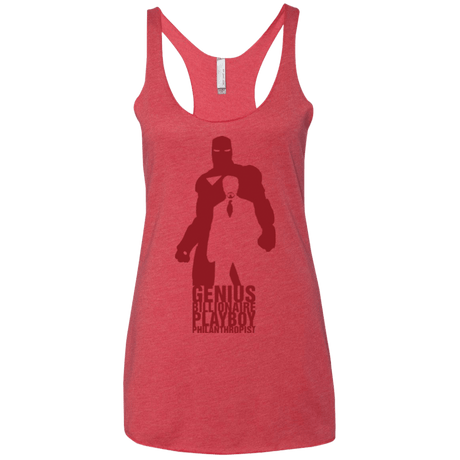 T-Shirts Vintage Red / X-Small Philanthropist Club Women's Triblend Racerback Tank