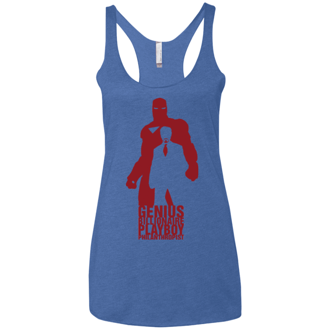 T-Shirts Vintage Royal / X-Small Philanthropist Club Women's Triblend Racerback Tank