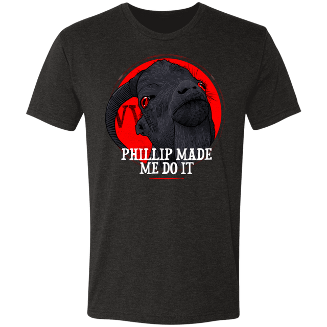 T-Shirts Vintage Black / S Phillp Made Me Do It Men's Triblend T-Shirt