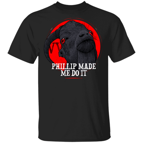 T-Shirts Black / S Phillp Made Me Do It T-Shirt