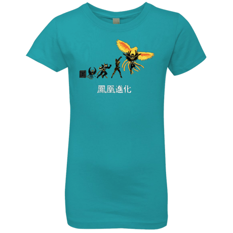 T-Shirts Tahiti Blue / YXS Phoenix Evolution Girls Premium T-Shirt