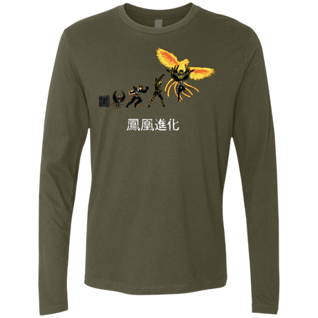 T-Shirts Military Green / Small Phoenix Evolution Men's Premium Long Sleeve