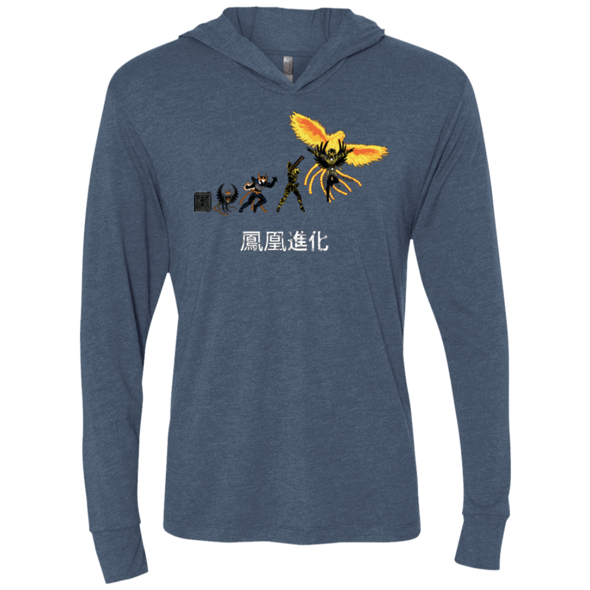 Phoenix Evolution Triblend Long Sleeve Hoodie Tee