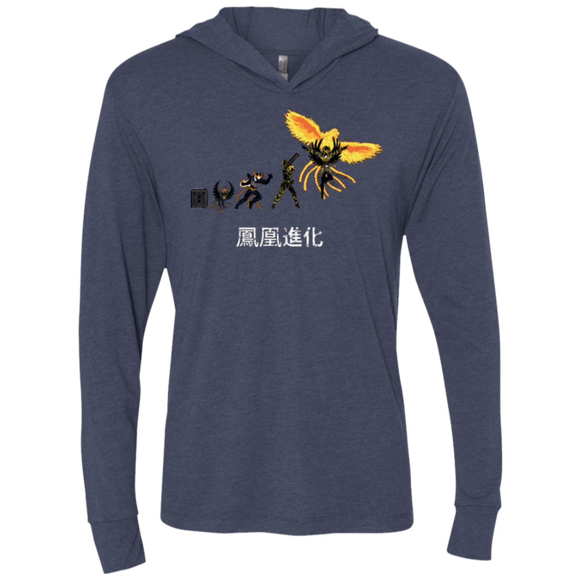 Phoenix Evolution Triblend Long Sleeve Hoodie Tee