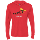 T-Shirts Vintage Red / X-Small Phoenix Evolution Triblend Long Sleeve Hoodie Tee