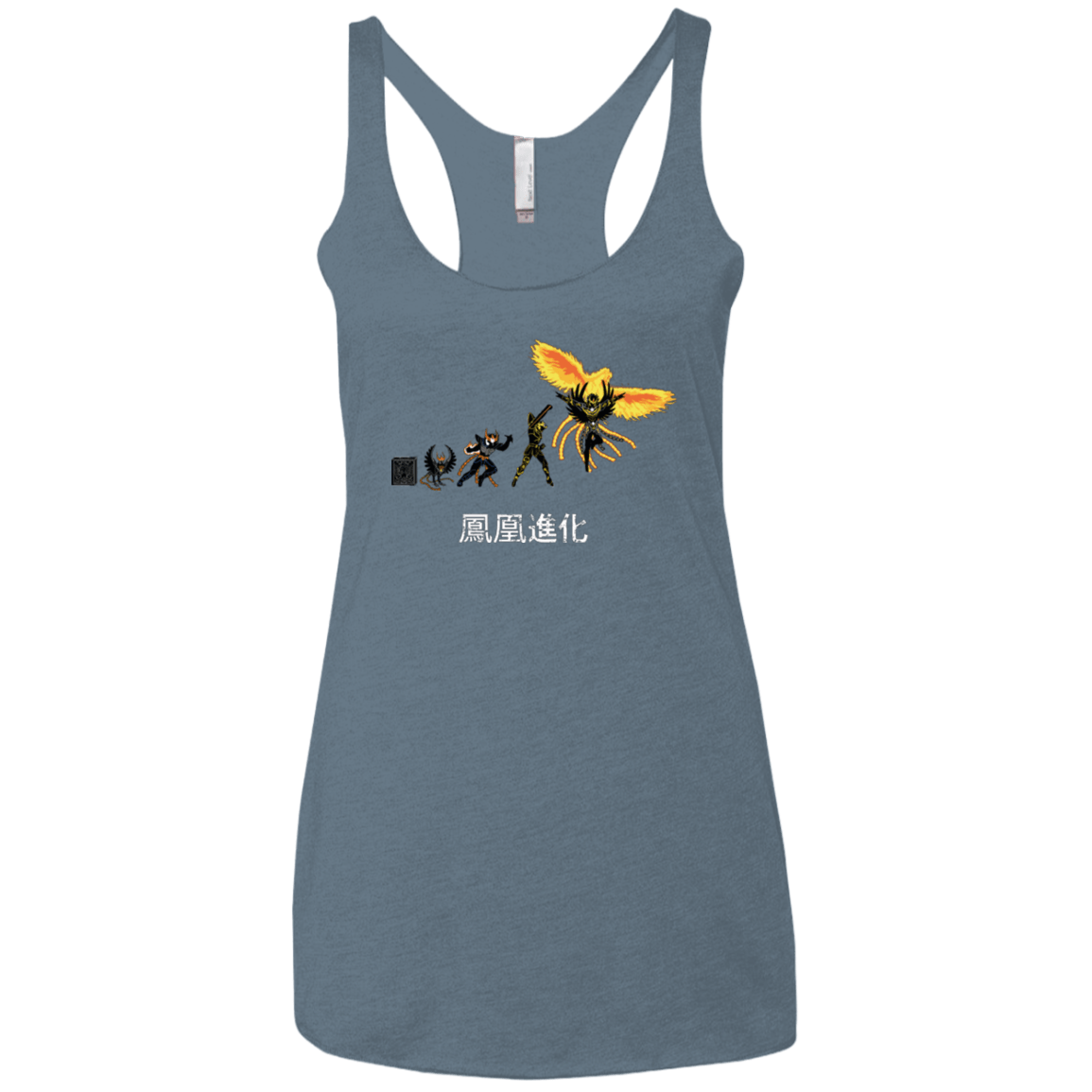 T-Shirts Indigo / X-Small Phoenix Evolution Women's Triblend Racerback Tank